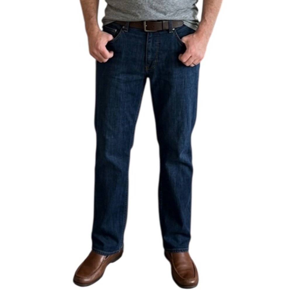 BRAX Feel Good Cooper Straight Jeans Blue Men’s 35x28 (Hemmed)
AA